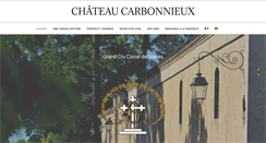 Desktop Screenshot of carbonnieux.com